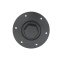 Индивидуальный черный алюминиевый корпус клапана с алюминиевым кусочком